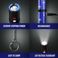 rhinestone_lipstick_stun_gun_keychain_features