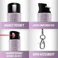 rhinestone_self_defense_keychain_pepper_spray_features