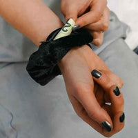 BLACK secret compartment scrunchie hair accessories
