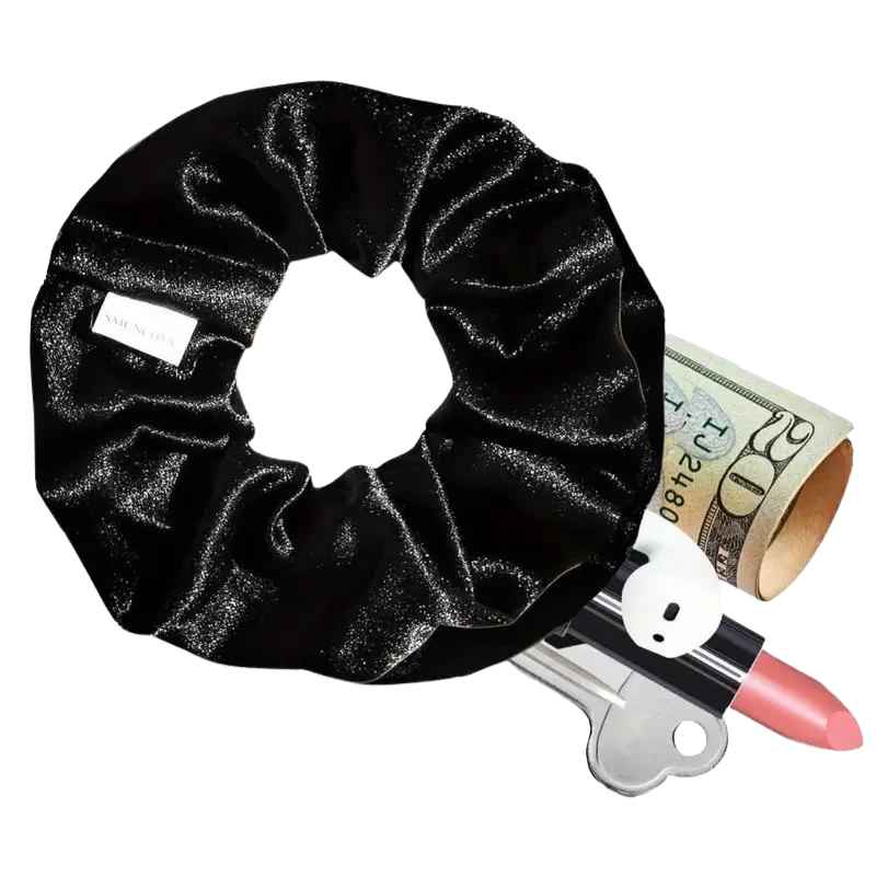 secret compartment scrunchie hair accessories