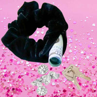 secret compartment scrunchie hair accessories