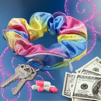 multi secret compartment scrunchie hair accessories