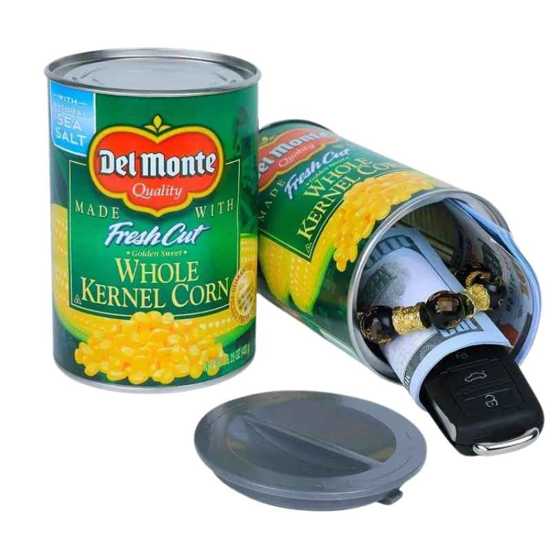 stash can del monte corn diversion safe