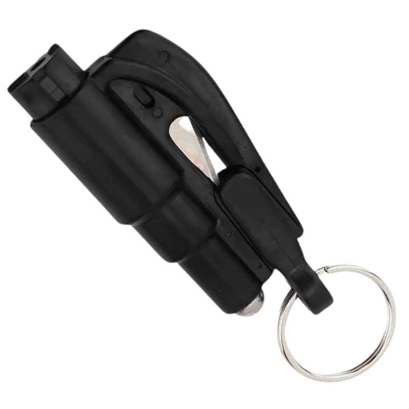 3N1 black auto safety keychain