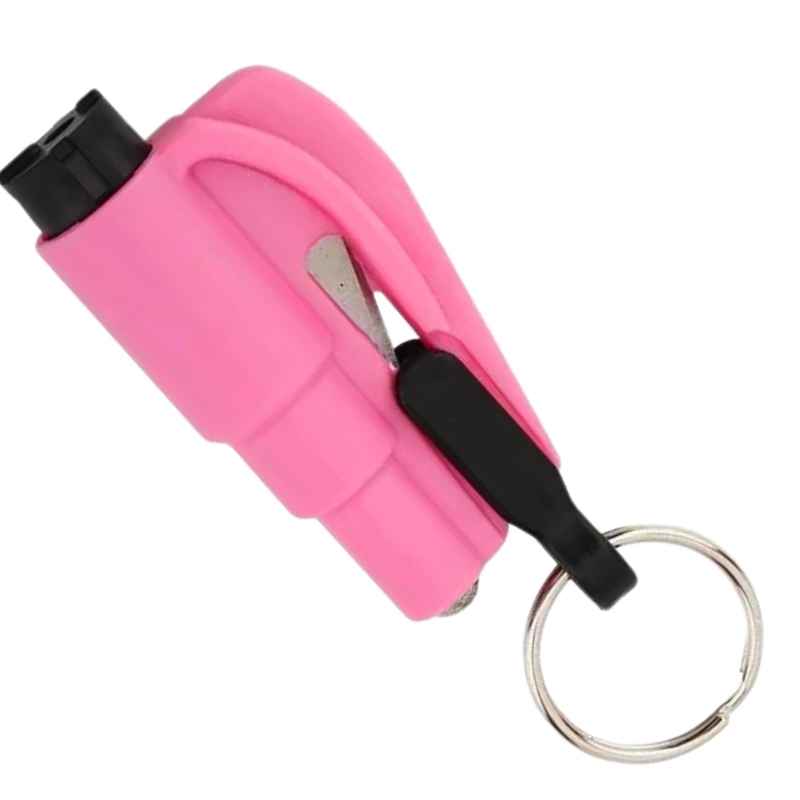 3N1 pink auto safety keychain