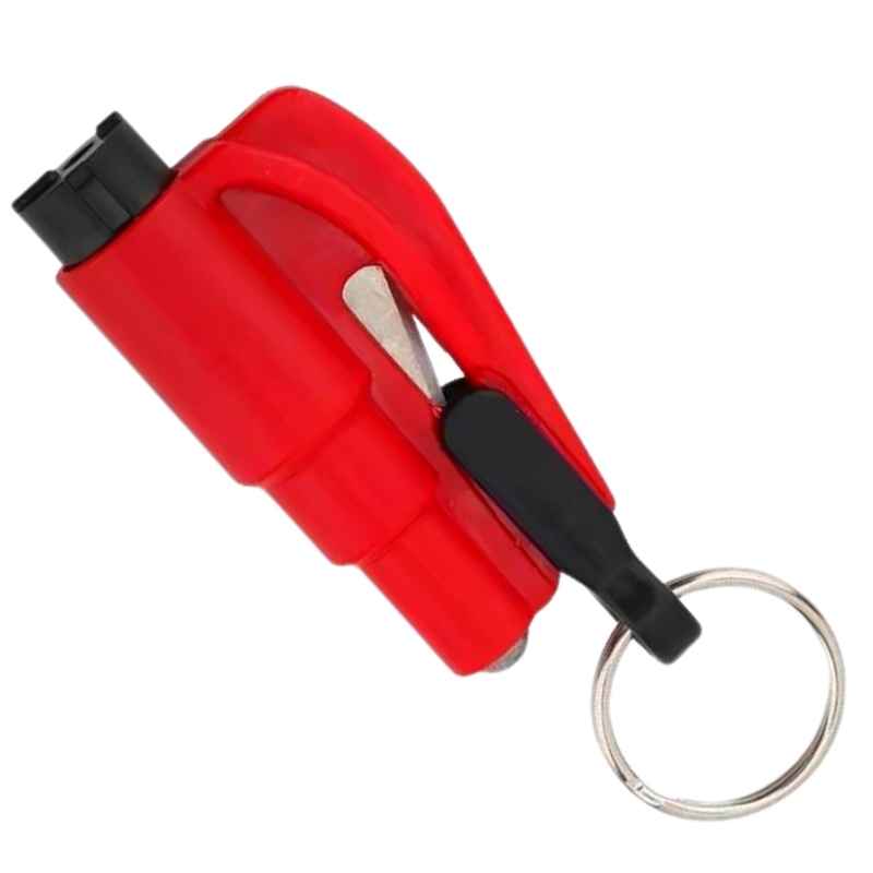 3N1 red auto safety keychain