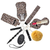 Thumbnail for FF-LPD-defense-divas-leopard-cheetah-self-defense-kit-keychains-foundation-set