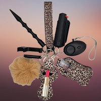 Thumbnail for FF-LPD-defense-divas-leopard-cheetah-self-defense-kit-keychains-pepper-spray