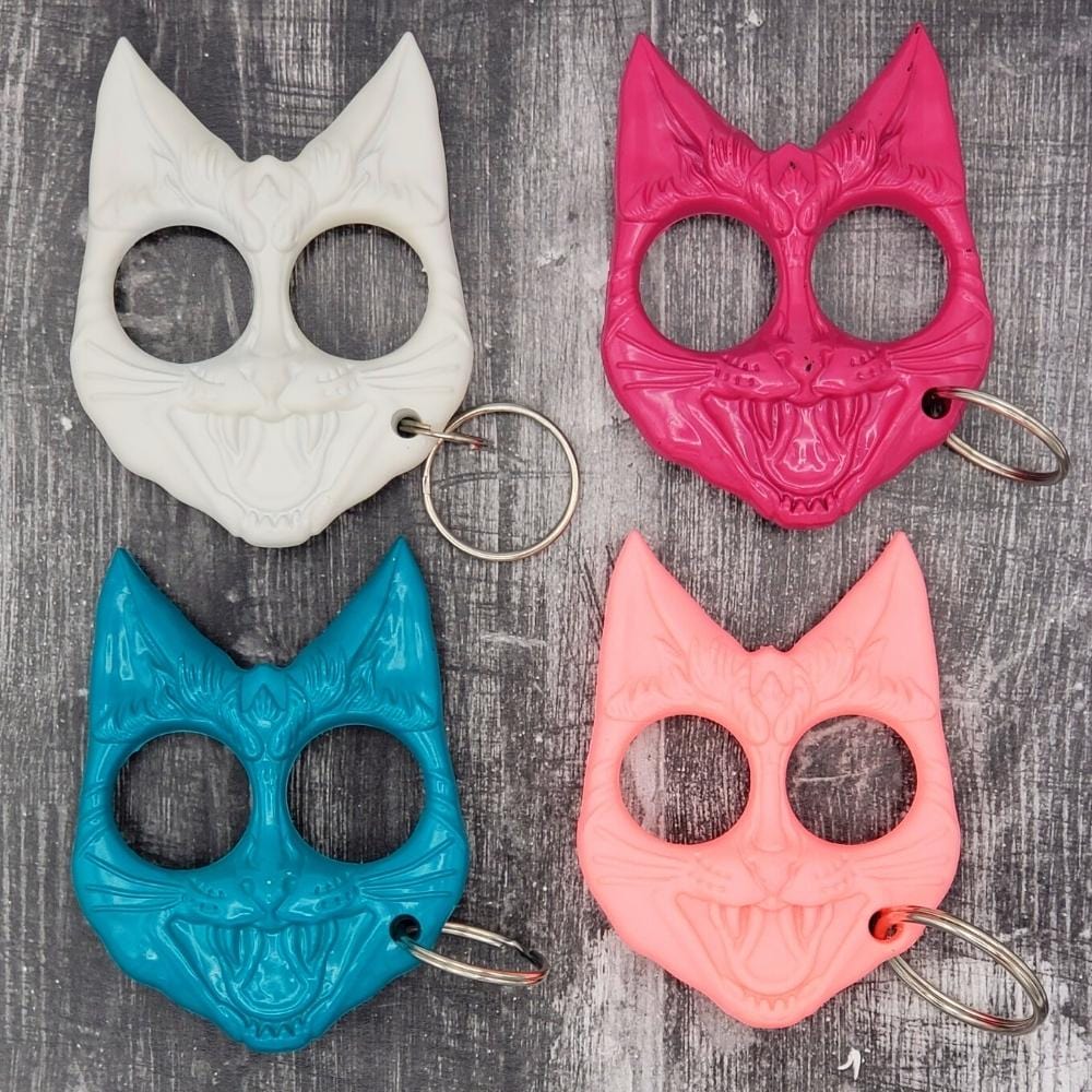 Defense Divas® Impact Self Defense Hiss and Hurt Self-Defense Cat Keychain