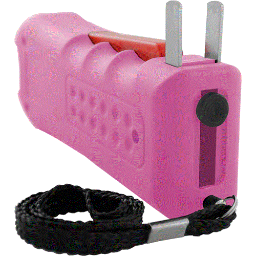 Defense Divas® Stun Guns 21,000,000 Volt Ladies Choice Designer Pink Stun Gun Flashlight QF