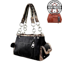 Thumbnail for Montana West Handgun Purses Montana West® Bright Embroidered & Bling Concealed Carry Shoulder Strap Purse