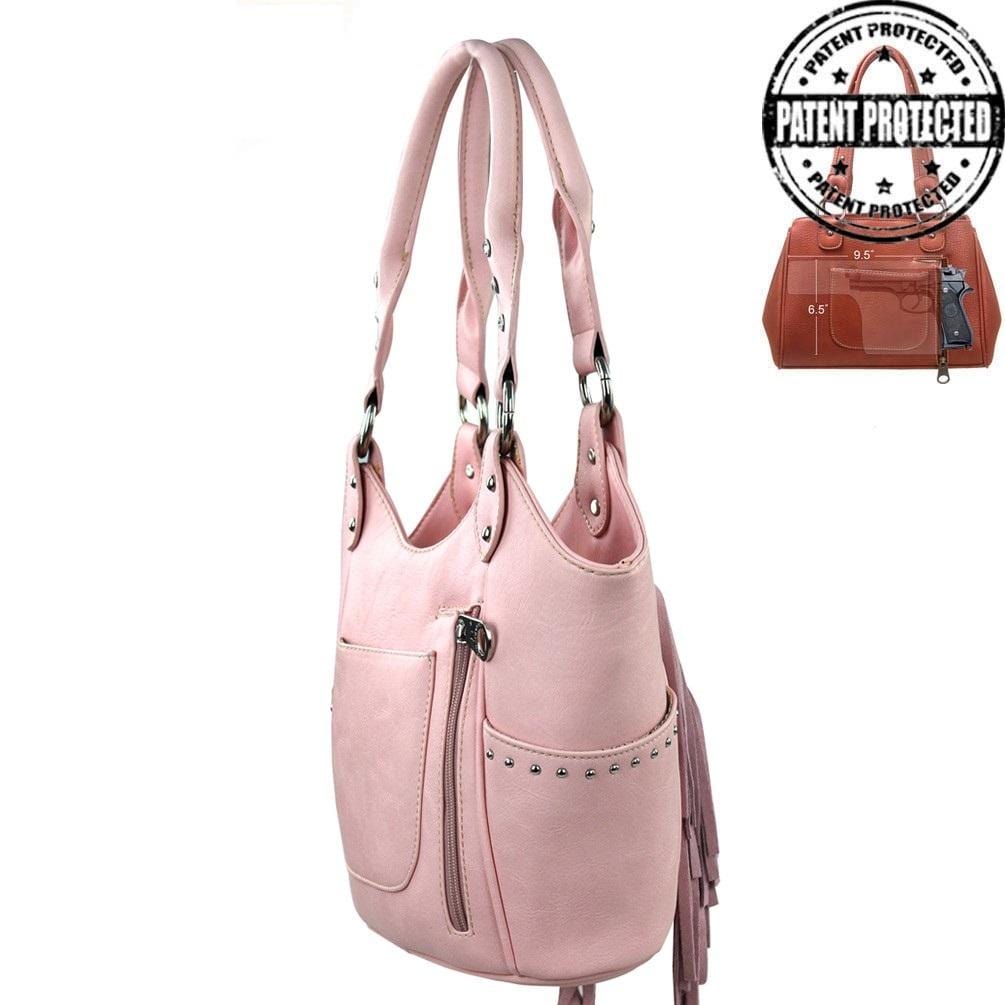 Montana West Package Deals Fringe Concealed Carry Purse & Stun Gun Set