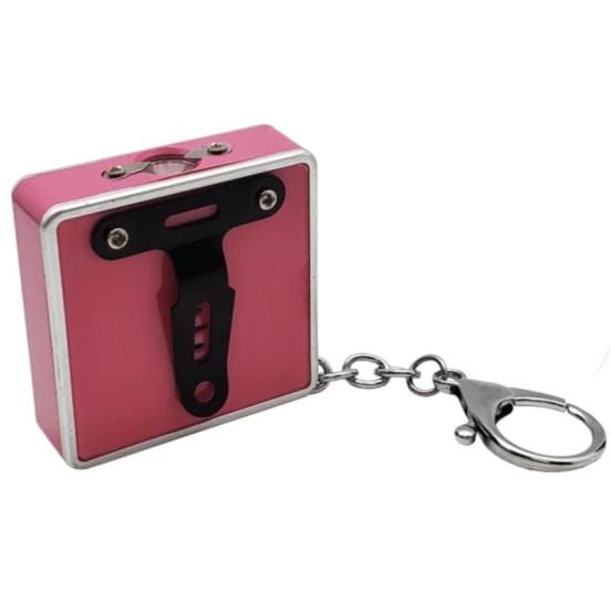 Defense Divas® Stun Guns Square Off 26 Million Quick Release Key Chain Stun Gun, Panic Alarm & Flashlight