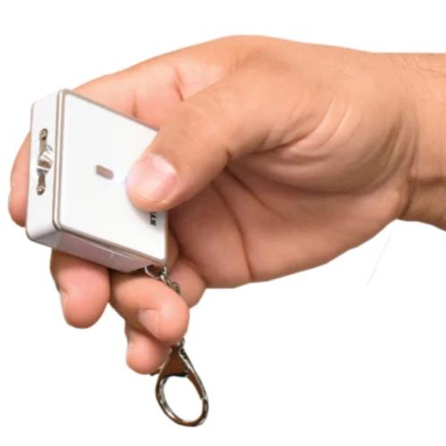 Defense Divas® Stun Guns Square Off 26 Million Quick Release Key Chain Stun Gun, Panic Alarm & Flashlight