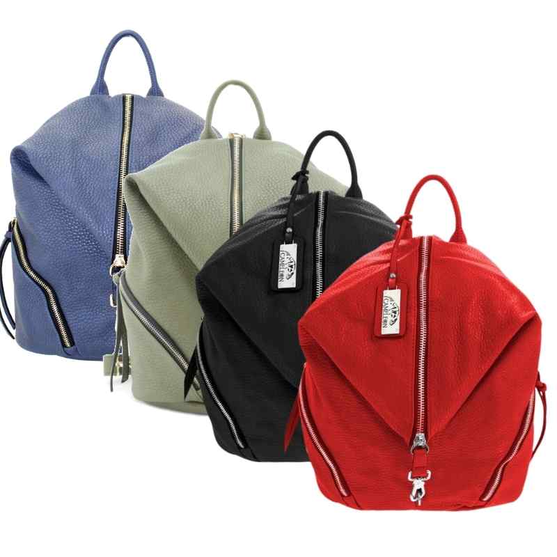 aurora handgun backpack leather concealed carry purse handbag backpack 4 colors