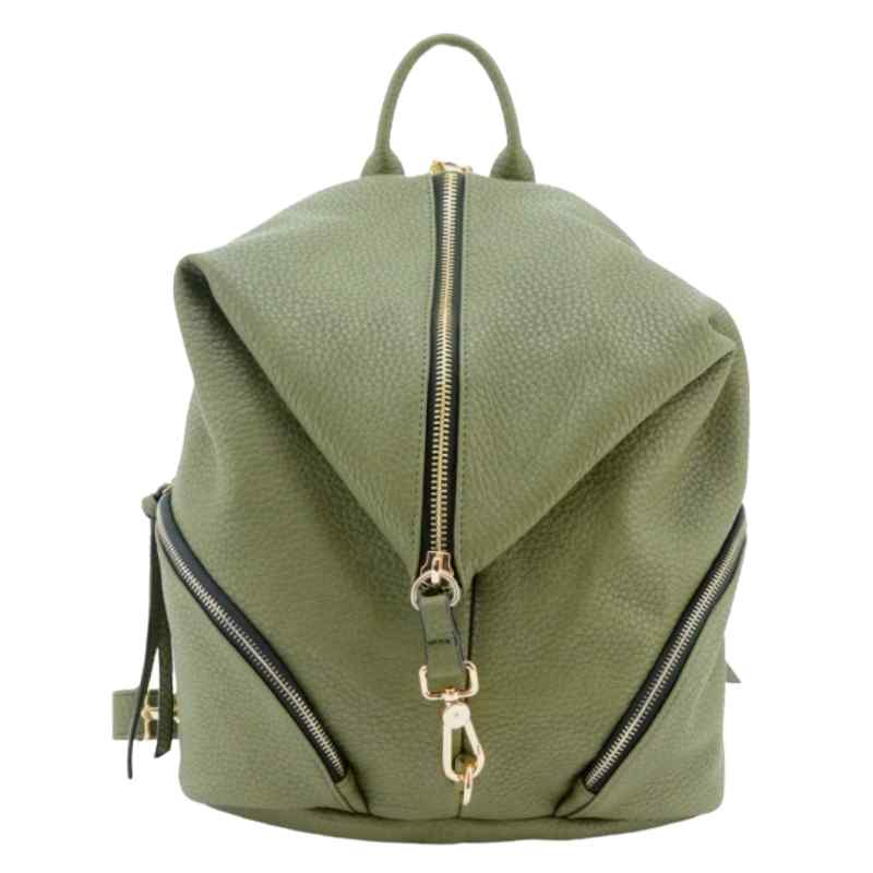 aurora handgun backpack leather concealed carry purse handbag backpack olive