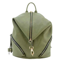 Thumbnail for aurora handgun backpack leather concealed carry purse handbag backpack olive