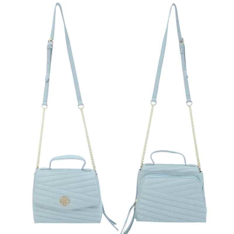 baby blue venus cameleon ccw purse adjustable strap