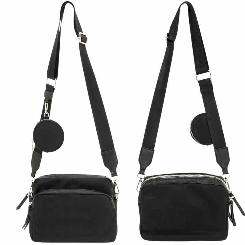 black cameleon harper crossbody gun purse