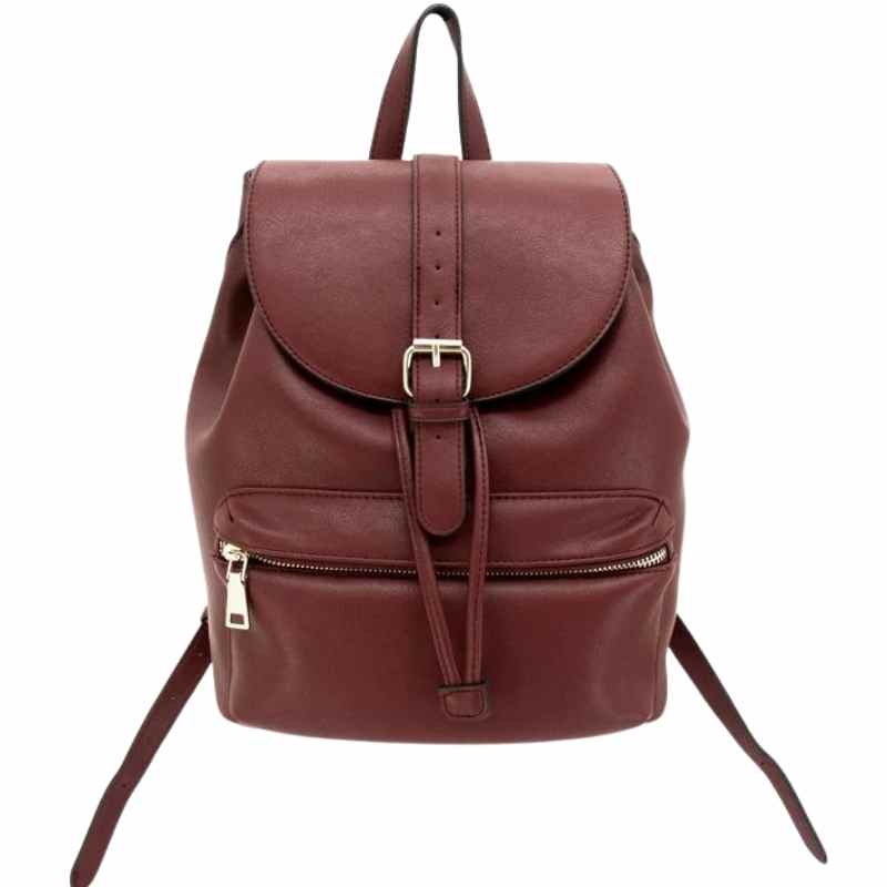 cameleon amelia ccw backpack purse brown front pocket