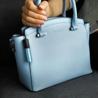 Thumbnail for care go gps tracker emergency alarm blue on purse keyring