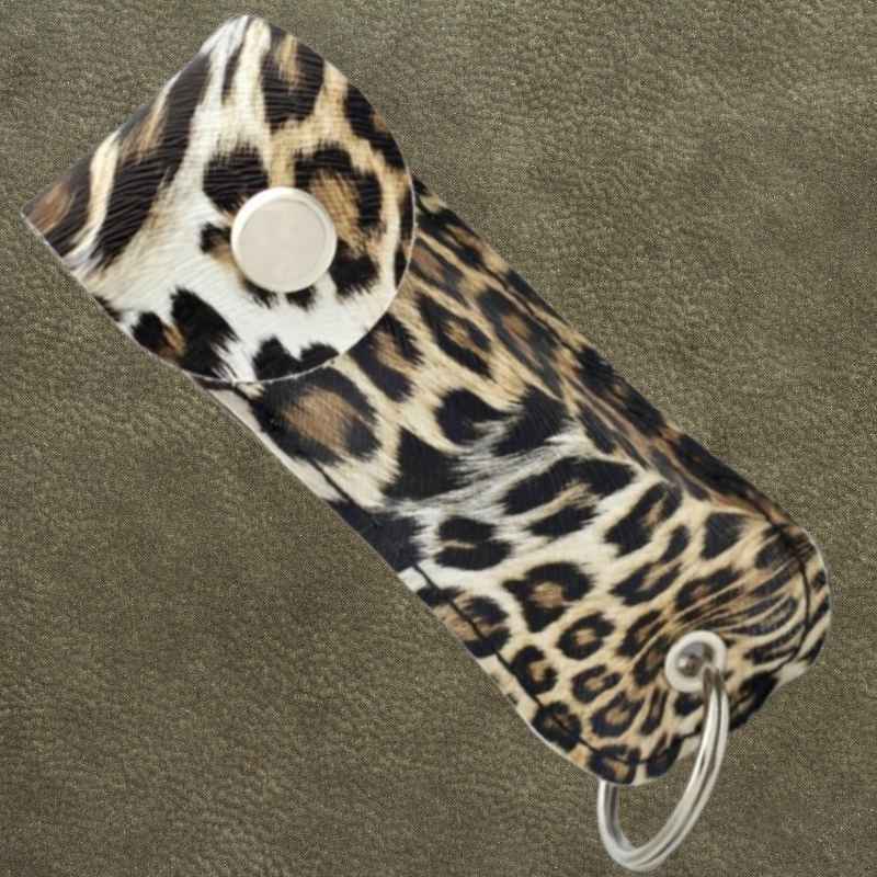 cheetah-leopard-pepper-spray-pouch-keychain