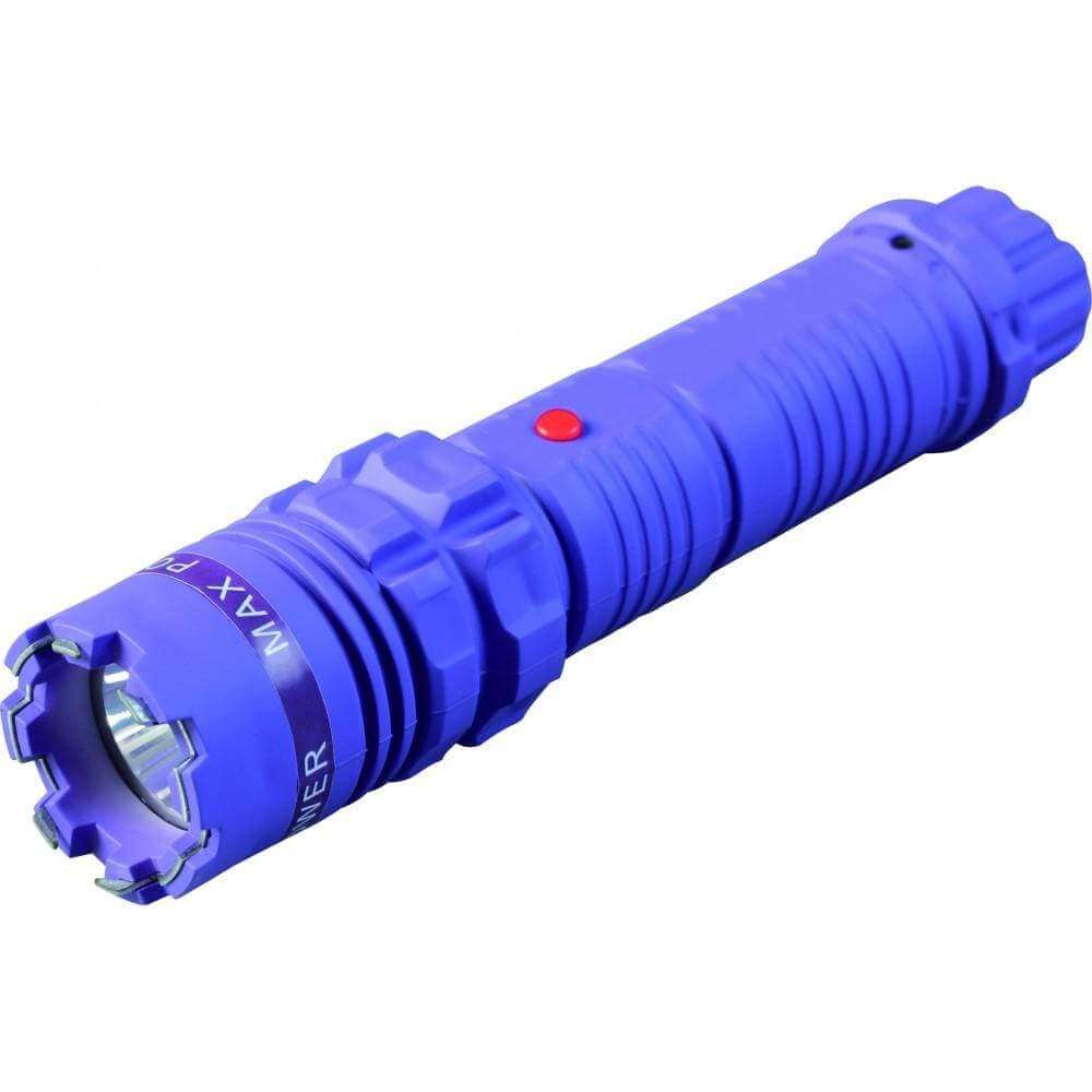 Defense Divas® Stun Guns Cheetah 77 Defender Tactical Force Gripper Stun Gun Flashlight Purple