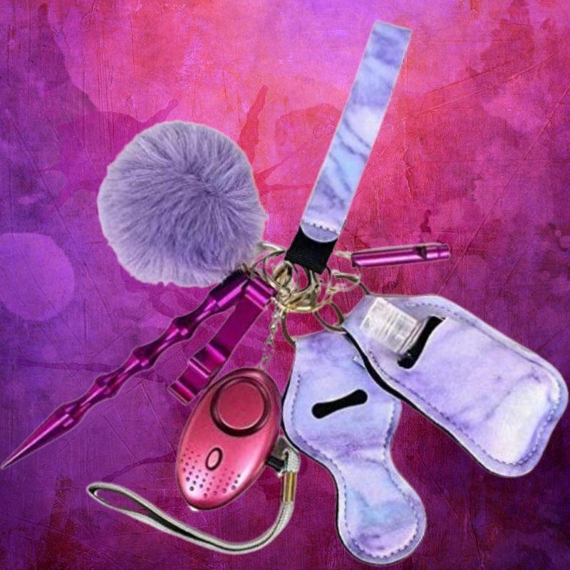 defense-divas-fight-fobs-purple-self-defense-keychain-kit