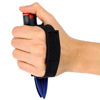 Thumbnail for defense divas spike-n-strike pepper spray blade blue adjustable glove strap