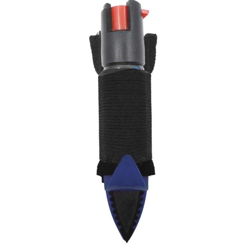 defense divas spike-n-strike pepper spray blade blue serrated edge