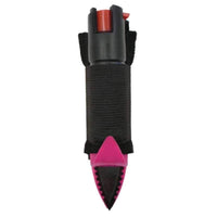 Thumbnail for defense divas spike-n-strike pepper spray blade pink safety cover