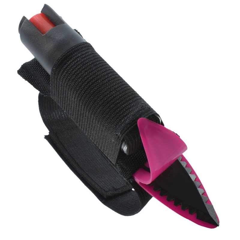 defense divas spike-n-strike pepper spray blade pink