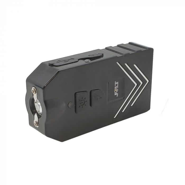 Defense Divas® Stun Guns 4N1 80,000,000 Stun Gun, Alarm, Power Bank & Flashlight Black