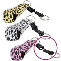 Thumbnail for Defense Divas® Pepper Spray Pepper Shot 10% OC Cheetah Self Defense Pepper Spray Quick Release Key Chain