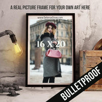 Defense Divas® Bullet Blocker XL Bulletproof Picture Frame Shield Active Shooter Protection 16X20
