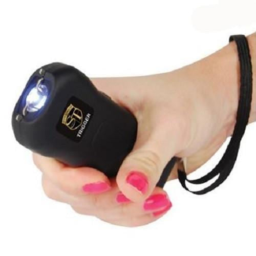 Defense Divas® Stun Guns Trigger 18 Million Volt Stun Gun Flashlight Black