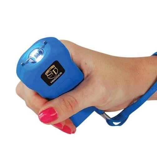 Defense Divas® Stun Guns Trigger 18 Million Volt Stun Gun Flashlight Blue