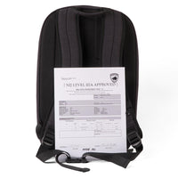 Thumbnail for Defense Divas® Bullet Blocker ProShield Smart Bulletproof Backpack + Charging Bank - Black