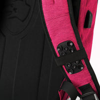 Defense Divas® Bullet Blocker ProShield Smart Bulletproof Backpack + Charging Bank - Hot Pink