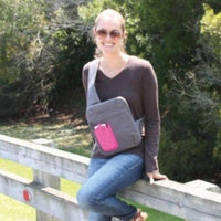 Defense Divas® Bullet Blocker Bulletproof Plate Venture® Sling Pack Festival Concert Purse