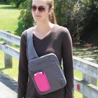 Defense Divas® Bullet Blocker Bulletproof Plate Venture® Sling Pack Festival Concert Purse