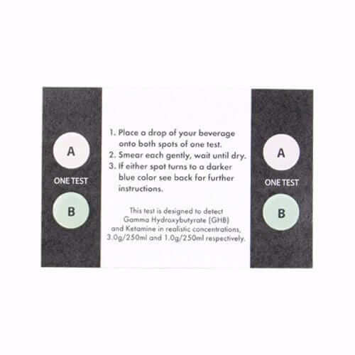 Defense Divas® Campus Safety 5 For $50 Date Rape Drug Test Kit Drink Guard Strips