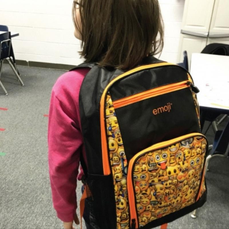 Defense Divas® Bullet Blocker Emoji Smiley Faces Bulletproof Ballistic Backpack
