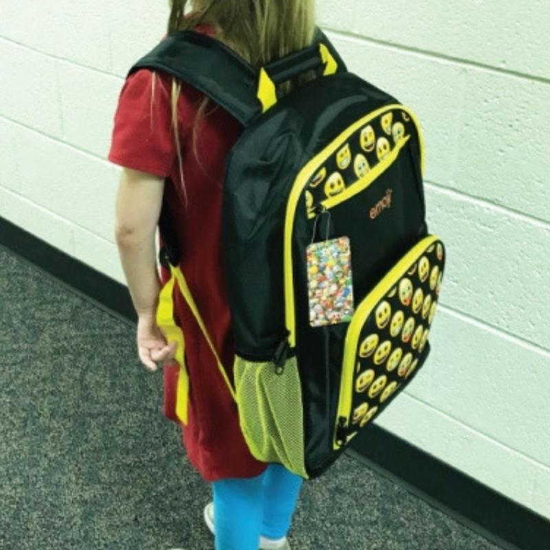 Defense Divas® Bullet Blocker Smiley Faces Fun Print Emoji Bulletproof Ballistic Backpack