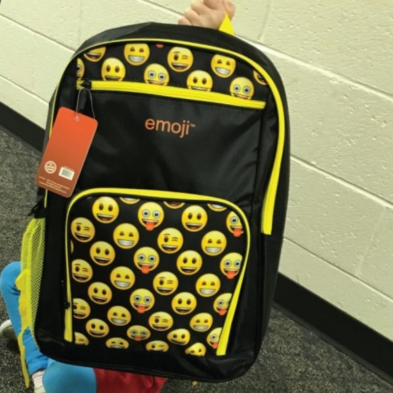 Defense Divas® Bullet Blocker Smiley Faces Fun Print Emoji Bulletproof Ballistic Backpack