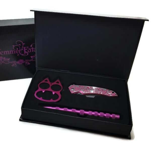 Defense Divas® Package Deals "Femme Fatale" Deluxe Pink Self Defense Gift Set