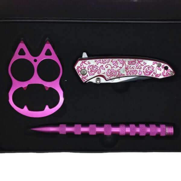 Defense Divas® Package Deals "Femme Fatale" Deluxe Pink Self Defense Gift Set