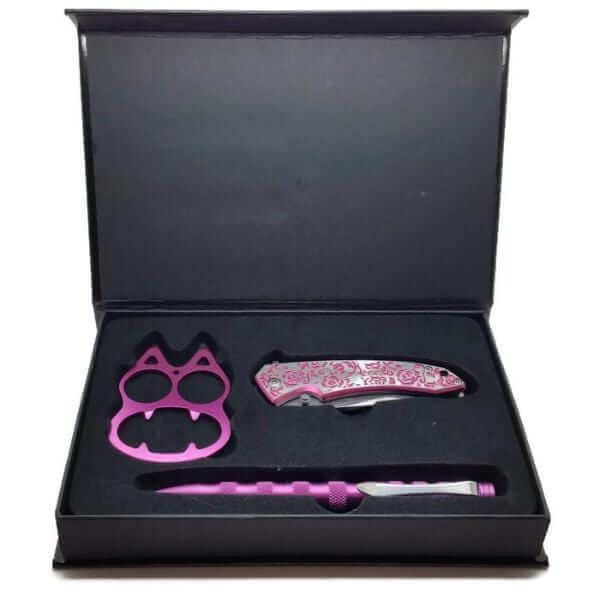 Defense Divas® Package Deals "Femme Fatale" Deluxe Pink Self Defense Gift Set