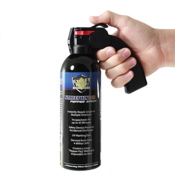 Defense Divas® Pepper Spray Home Defense Pistol Grip 18% OC Pepper Spray 16 oz.