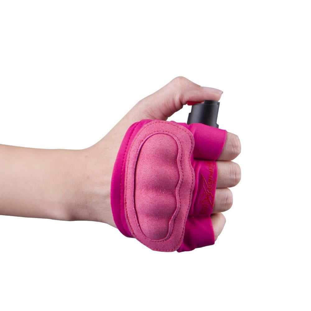 Defense Divas® Pepper Spray Active Lifestyle Jogging InstaFire Xtreme Pepper Spray & Knuckle Sleeve Pink
